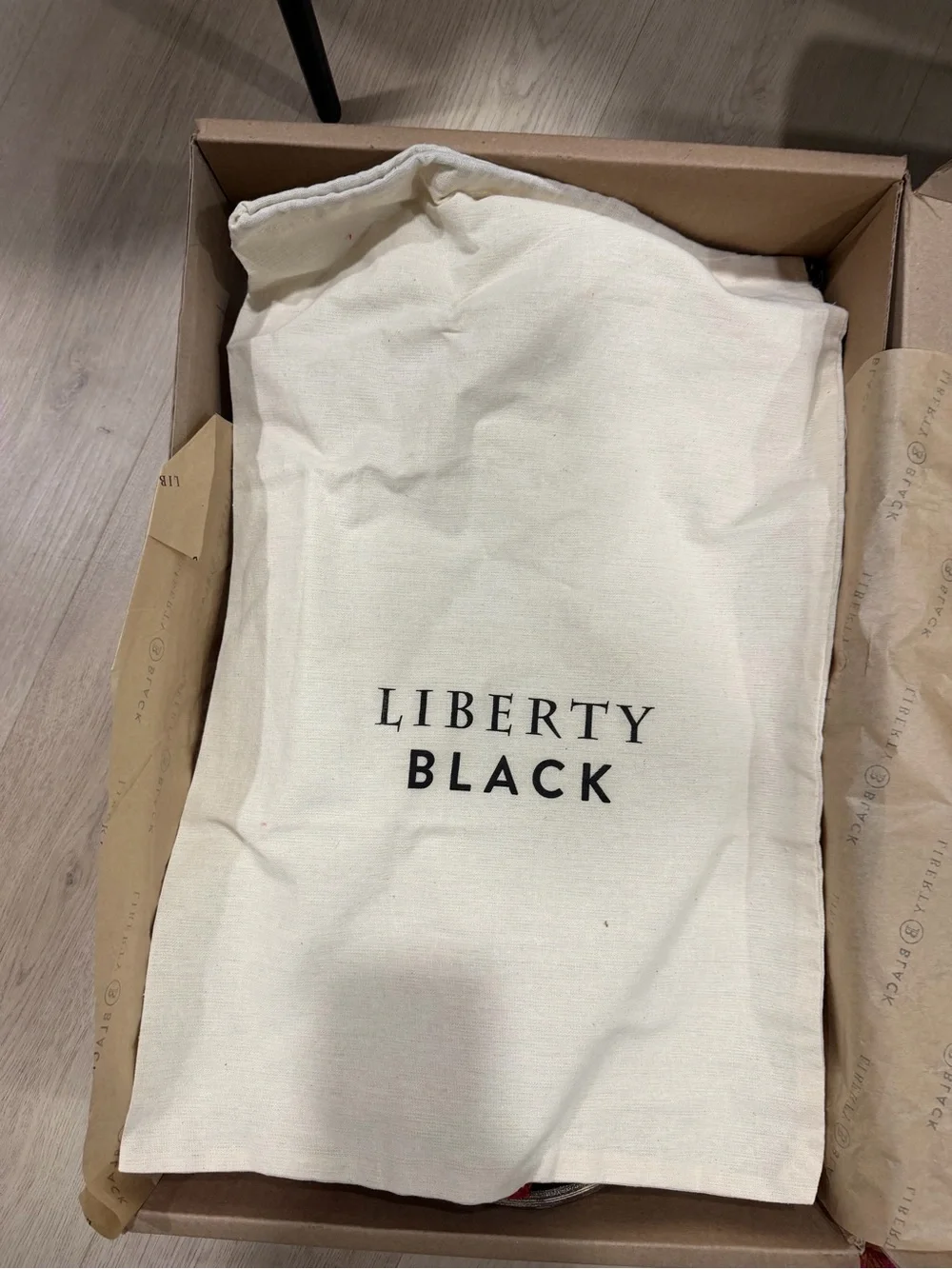 Liberty Black Over the knee Red boots